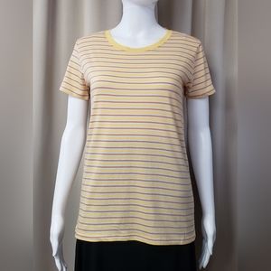 NWT Catherine Malandrino Short Sleeve Striped Tee